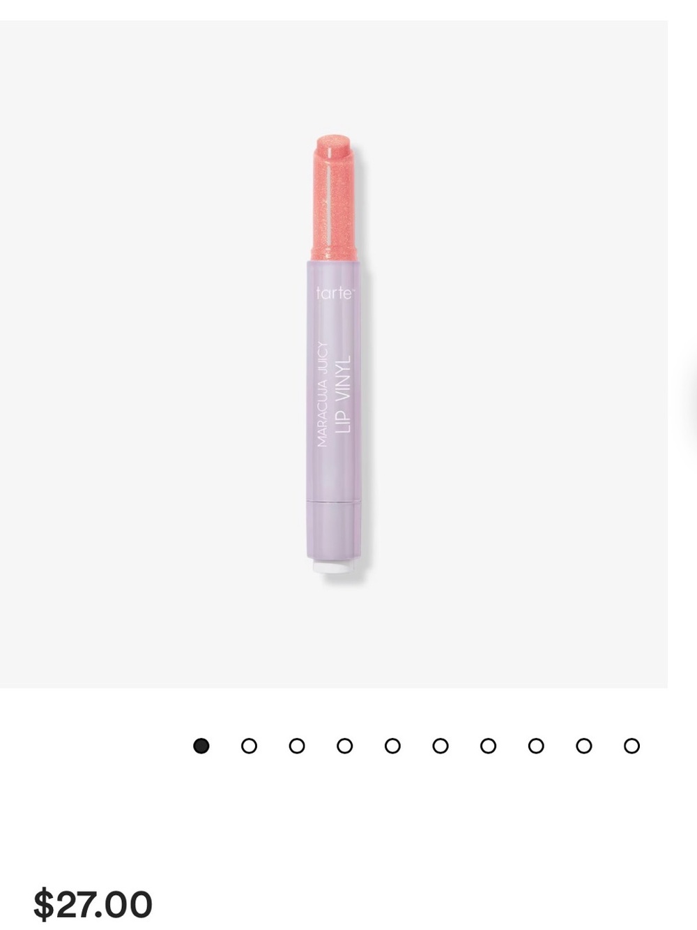 tarte Maracuja Juicy Lip Vinyl Shimmering Rose